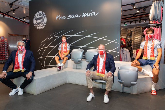 El Bayern vendió 100.000 Mascarillas con los Colores del Club en 24 horas