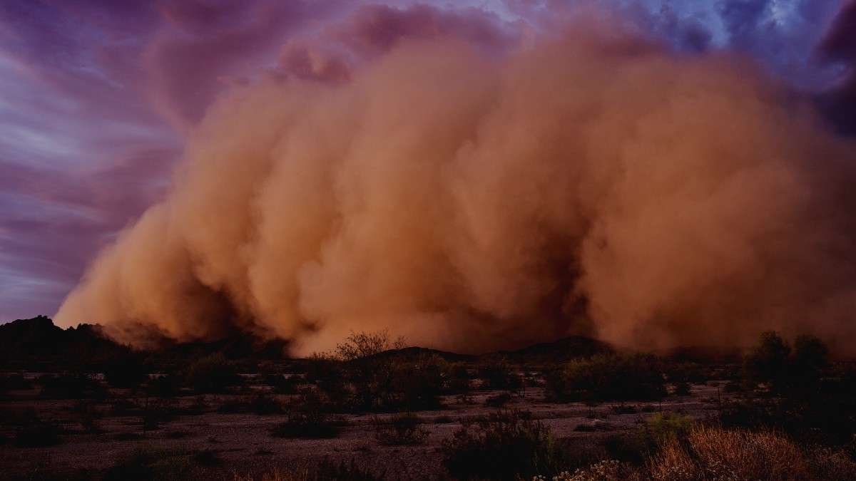 ESA sigue de cerca el paso de polvo del Sahara