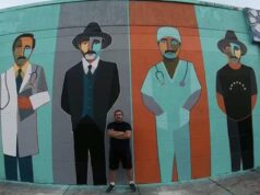 Edo realizó un mural para homenajear a José Gregorio Hernández