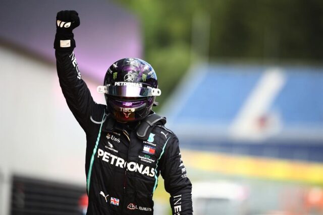 Hamilton lideró doblete de Mercedes en Estiria