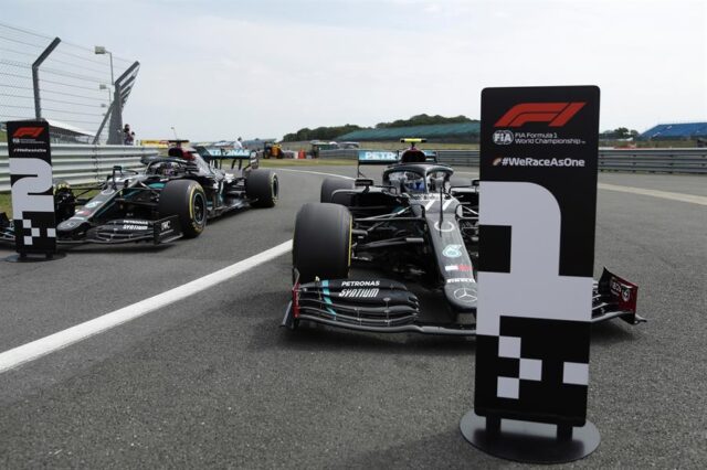 Bottas le gana la pole a Hamilton y saldrá primero en Silverstone Bottas le gana la pole a Hamilton y saldrá primero en Silverstone