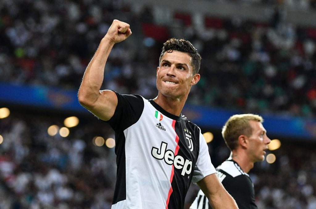 CR7 abrió la goleada de la Juventus ante el Novara