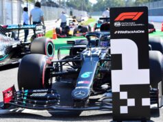 Hamilton conquistó la pole en Monza