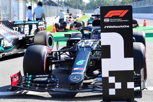 Hamilton conquistó la pole en Monza