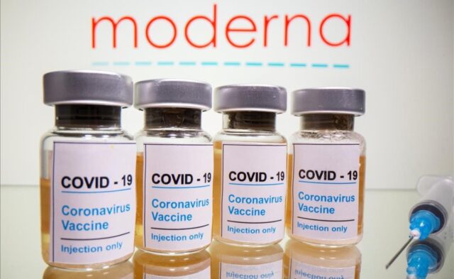 Farmacéutica Moderna anuncia vacuna con el 94,5% de efectividad
