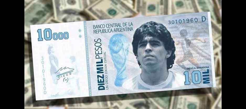El Sumario - Proponen usar la imagen de Maradona en los billetes de 1.000 pesos