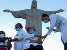 El Sumario - Brasil colocó primeras vacunas anticovid a los pies del Cristo Redentor