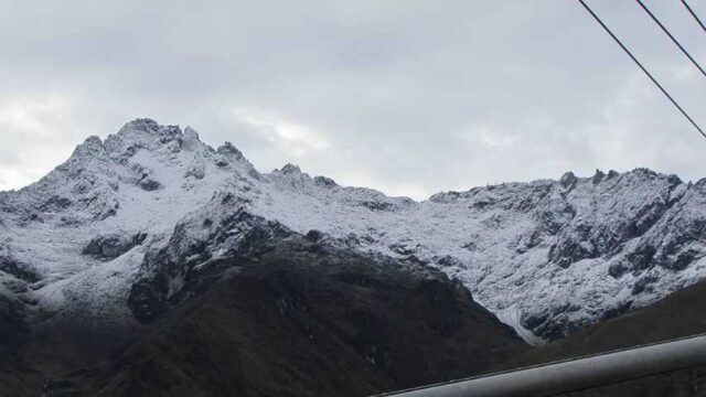 El Sumario - Mérida amaneció de blanco tras registrar la primera nevada del año