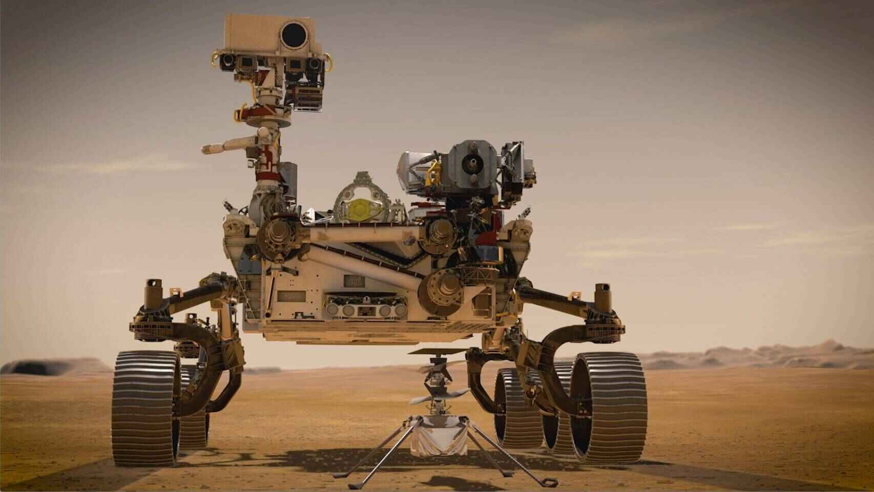 El Sumario - Así fue la primera imagen del rover Perseverance tomada en el suelo de Marte