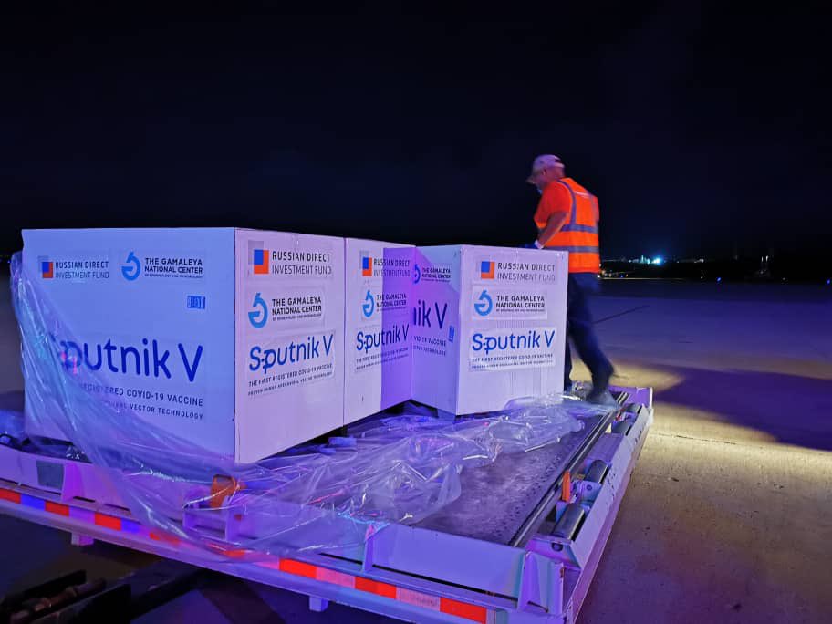 Venezuela recibe 50.000 dosis de la vacuna Sputnik V contra el Covid-19