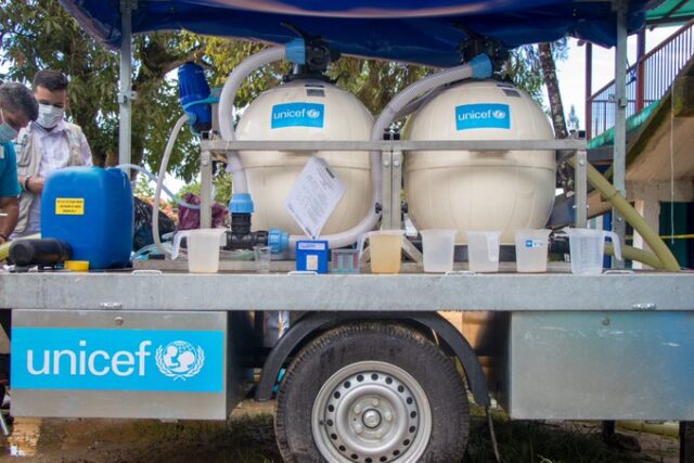 El Sumario - Unicef instala una potabilizadora de agua en Venezuela El Sumario - Unicef instala una potabilizadora de agua en Venezuela