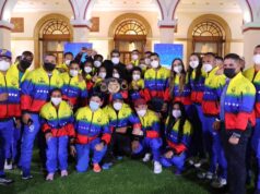 Venezuela abandera a su delegación para los Juegos Olímpicos