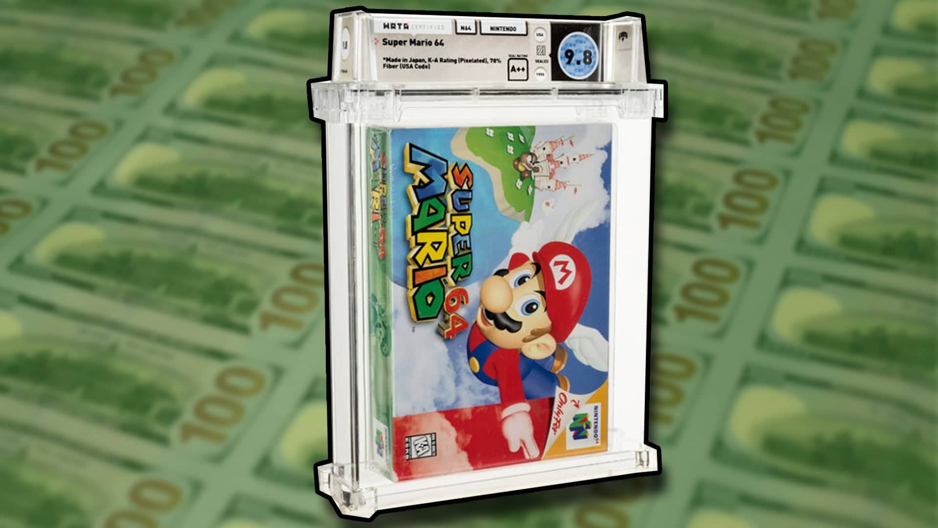 El Sumario - Copia sellada del videojuego Super Mario 64 rompió récord de subasta