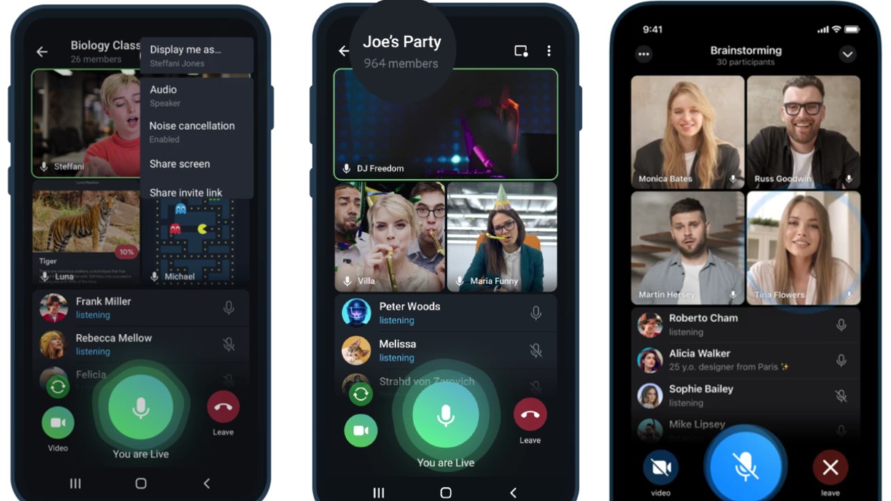El Sumario - Telegram permitirá realizar videollamadas hasta de 1.000 participantes