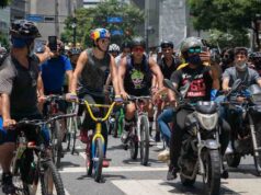 El Sumario - Daniel Dhers encabezó multitudinaria rodada por Caracas