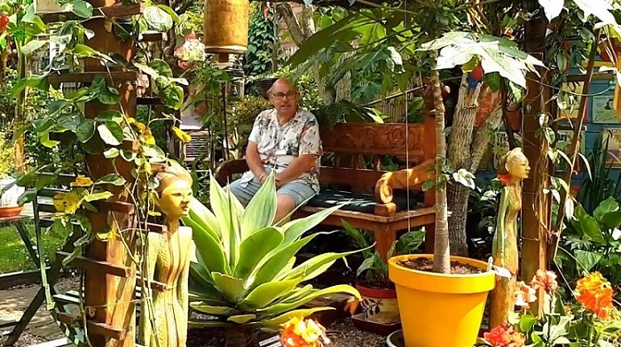 El Sumario - Conoce cuántos años invirtió un jubilado en construir un jardín tropical