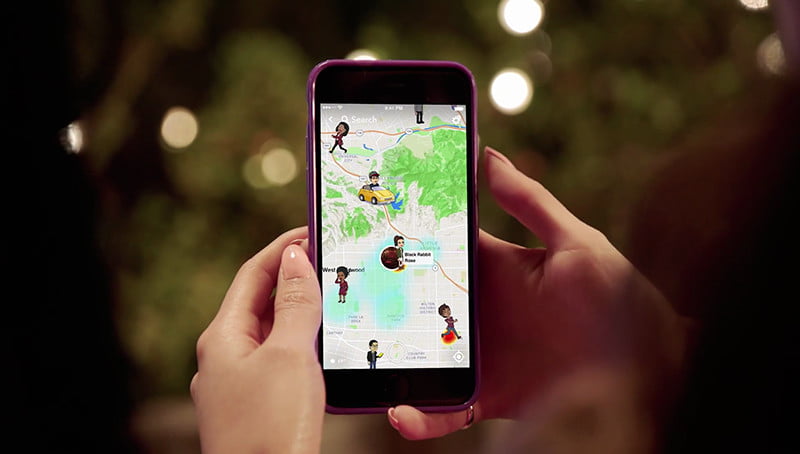 Snapchat recomendará lugares para visitar en persona