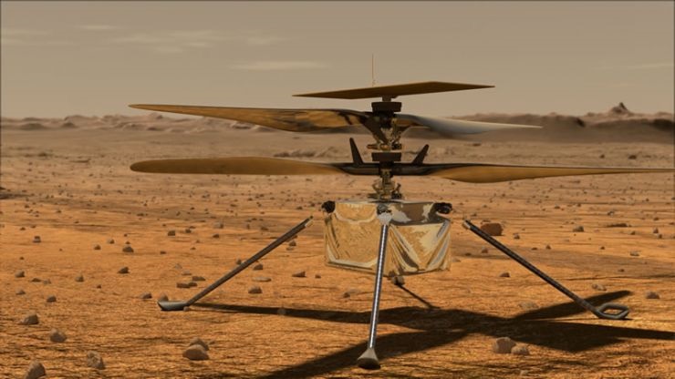 El Sumario - Ingenuity captó desde el aire una imagen 3D de rocas marcianas