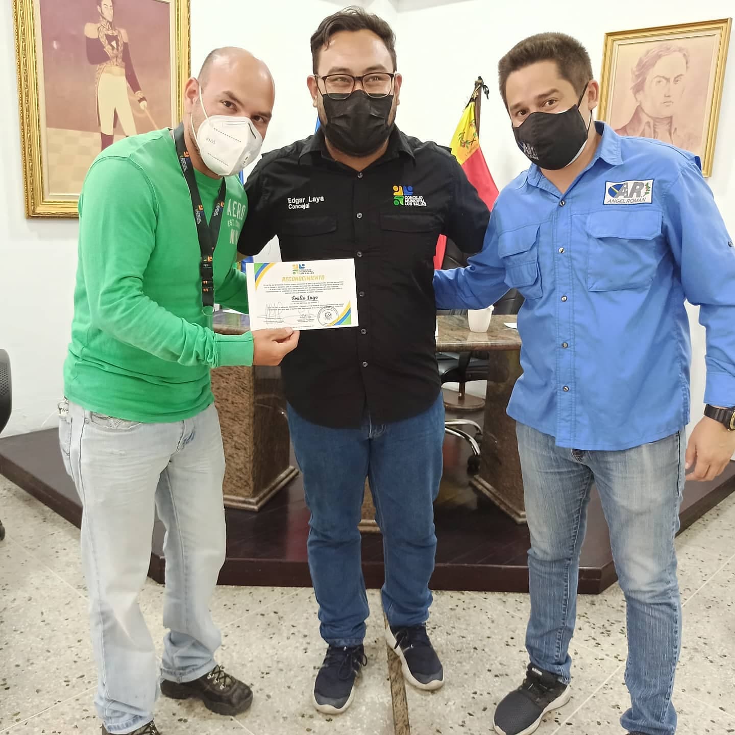 Concejo Municipal de Los Salias entregó reconocimientos a sus trabajadores