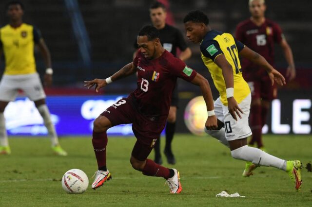 Venezuela derrotó 2-1 a Ecuador por las Eliminatorias Qatar 2022