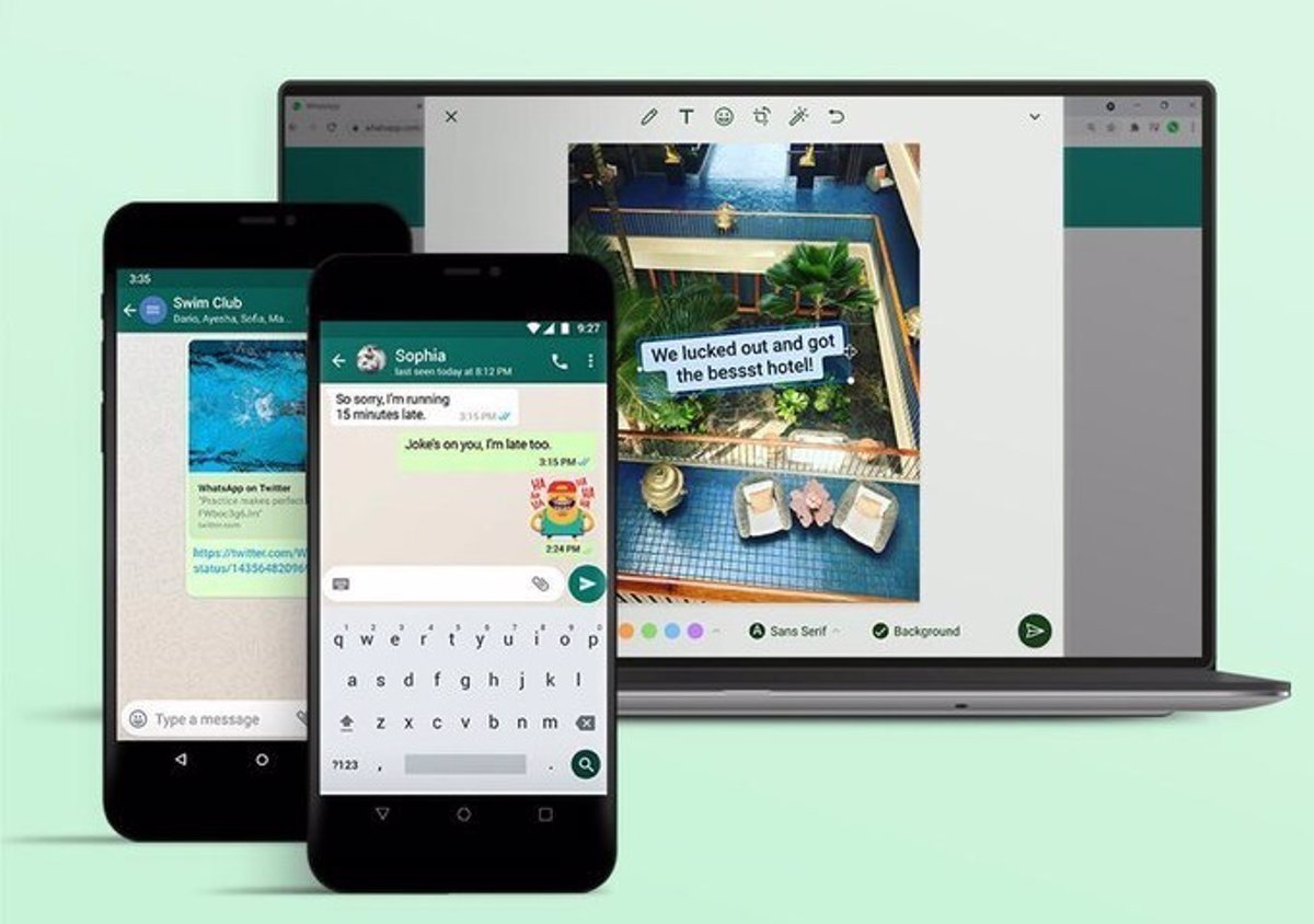 El Sumario - WhatsApp lanzó un editor de fotografías para su versión de escritorio