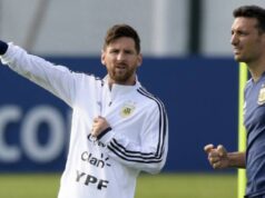 Scaloni Messi Argentina