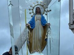 Se reinicia el rezo del Santo Rosario en la Plaza Francia de Altamira