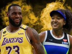 Naomi Osaka y LeBron James