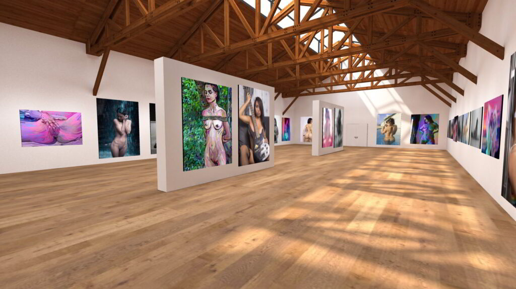 Galería con obras del artista