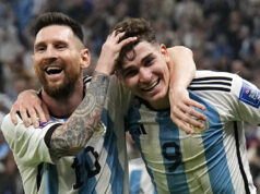 Argentina - Messi y Julián Álvarez