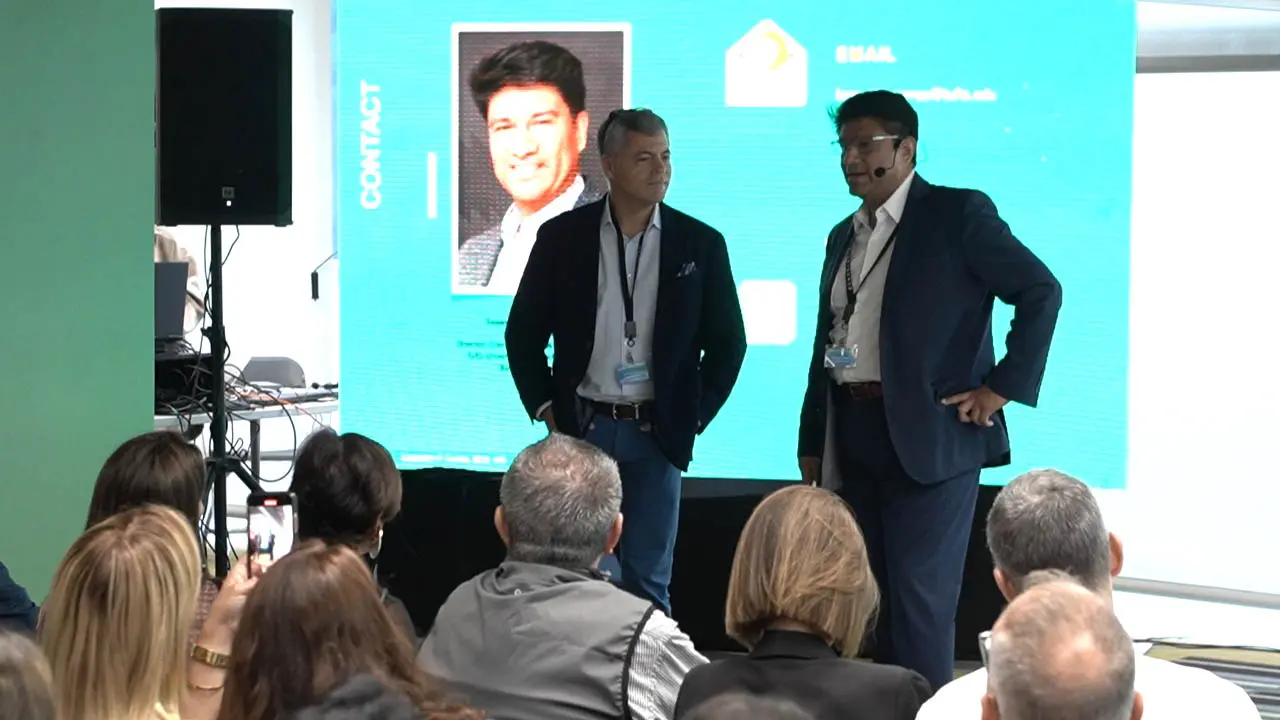 Los doctores Álvaro Ordóñez y Leopoldo Correa en Caracas