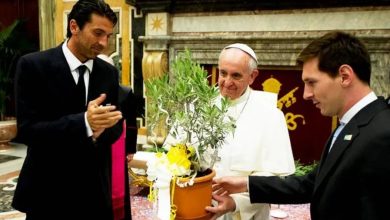 Messi y el papa Francisco