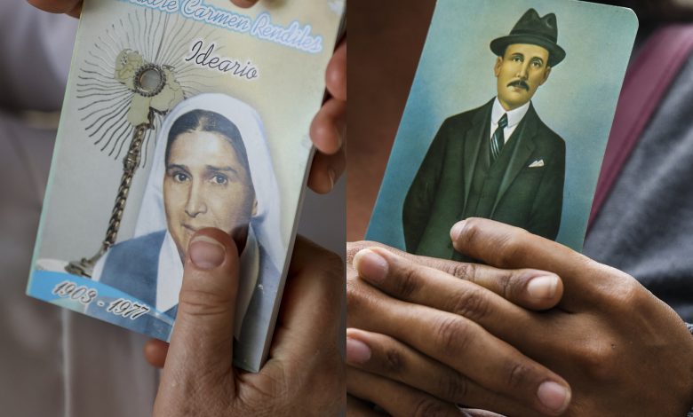 Dr. José Gregorio Hernández y madre Carmen Rendiles