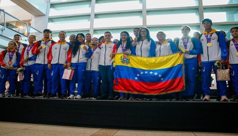 Atletas venezolanos - II Juegos Panamericanos Junior