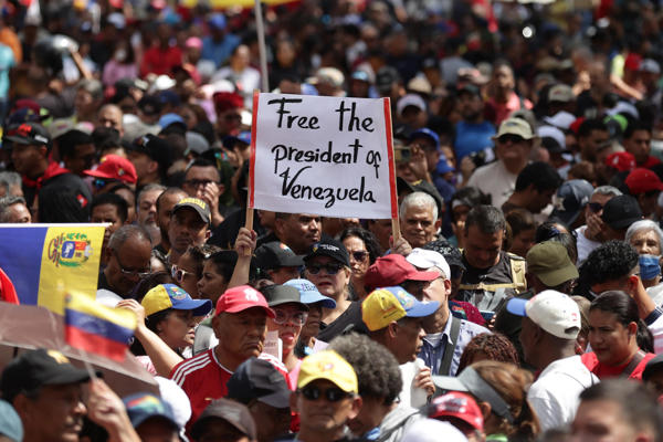Marcha en Caracas por liberación de Maduro