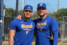 William y Willson Contreras - Team Béisbol Venezuela
