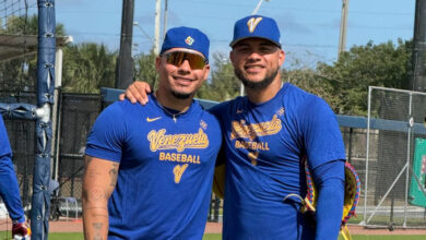 William y Willson Contreras - Team Béisbol Venezuela