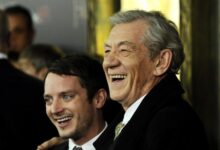 Ian McKellen y Elijah Wood