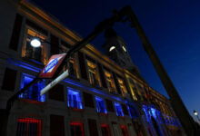 Madrid se ilumina con los colores de Venezuela como "muestra de solidaridad"