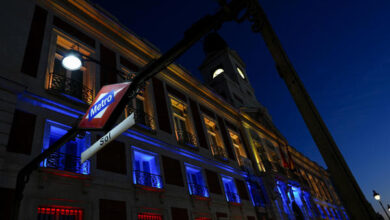 Madrid se ilumina con los colores de Venezuela como "muestra de solidaridad"