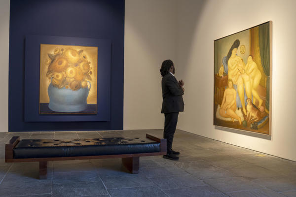 Sotheby's homenajea en Nueva York la singularidad del artista colombiano Botero
