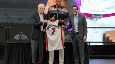 Los Miami Heat presentan a Antetokounmpo y confían en reunirlo con LeBron James