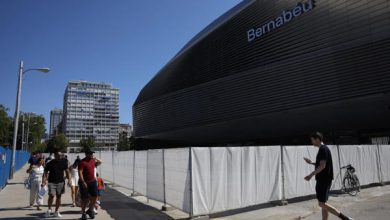 El Real Madrid ya luce el nombre de 'Bernabéu' en la fachada de su estadio