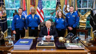 Trump entregará la máxima distinción espacial de EE.UU. a los astronautas del Artemis II