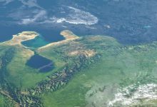 Mapa satelital de Venezuela