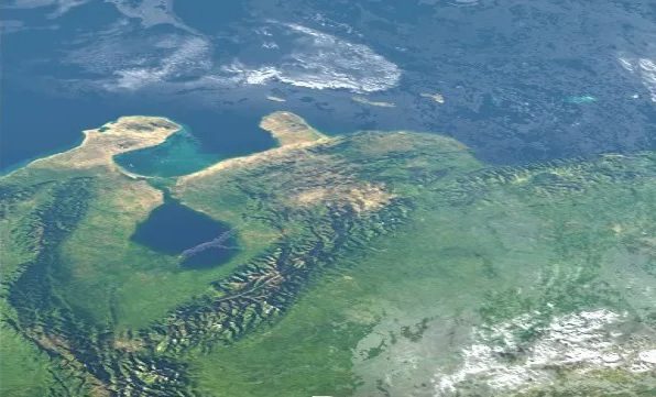 Mapa satelital de Venezuela