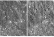 La NASA muestra el cráter causado por impacto de restos de una nave de SpaceX en la Luna