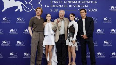 Orlando Bloom y las hermanas Mara animan la alfombra roja veneciana