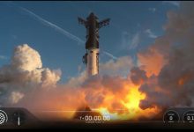 La nave Starship ameriza con éxito después de su primer viaje orbital