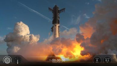 La nave Starship ameriza con éxito después de su primer viaje orbital